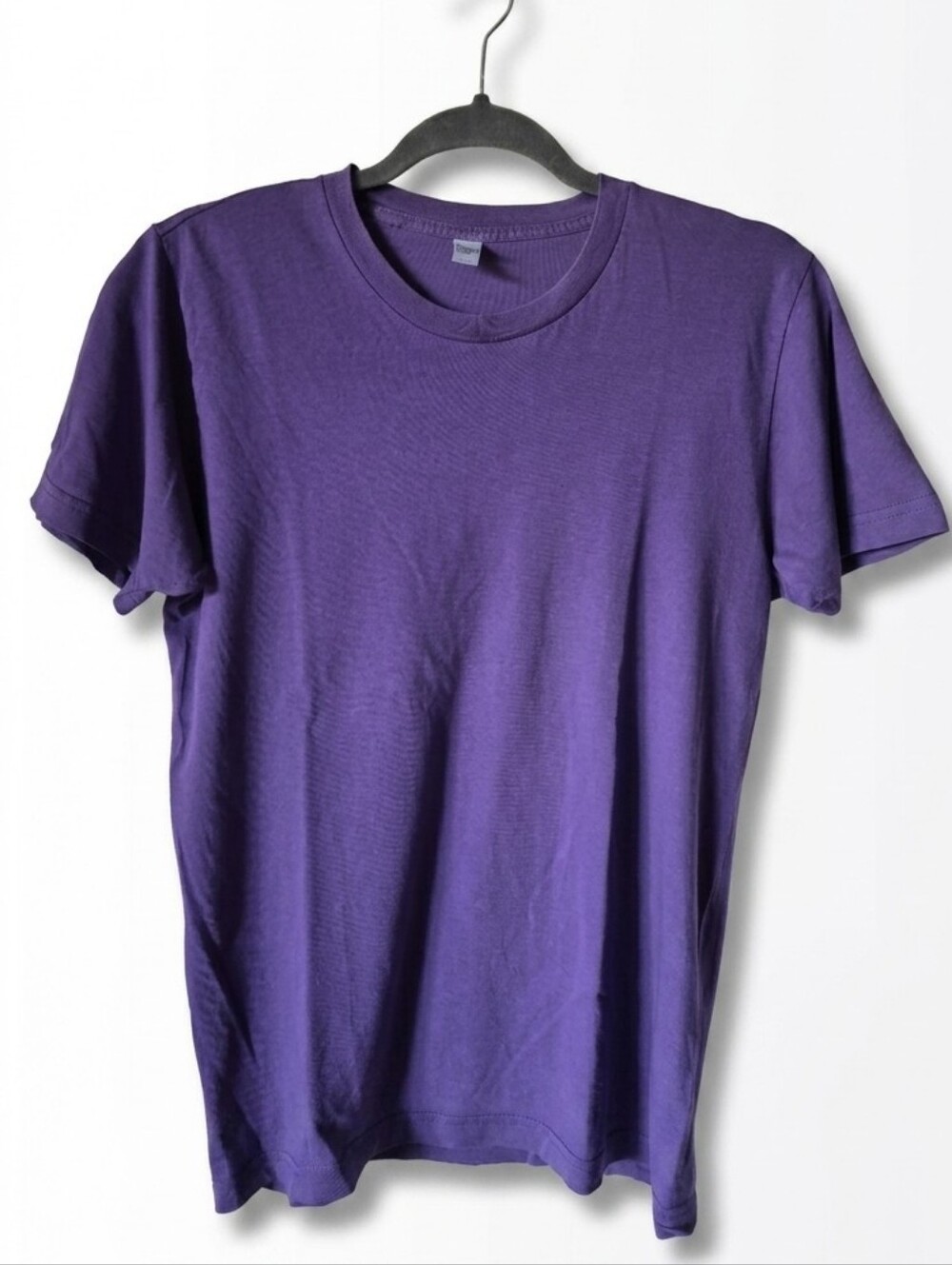 American Apparel Purple Crew Neck T-Shirt - Men Size Small